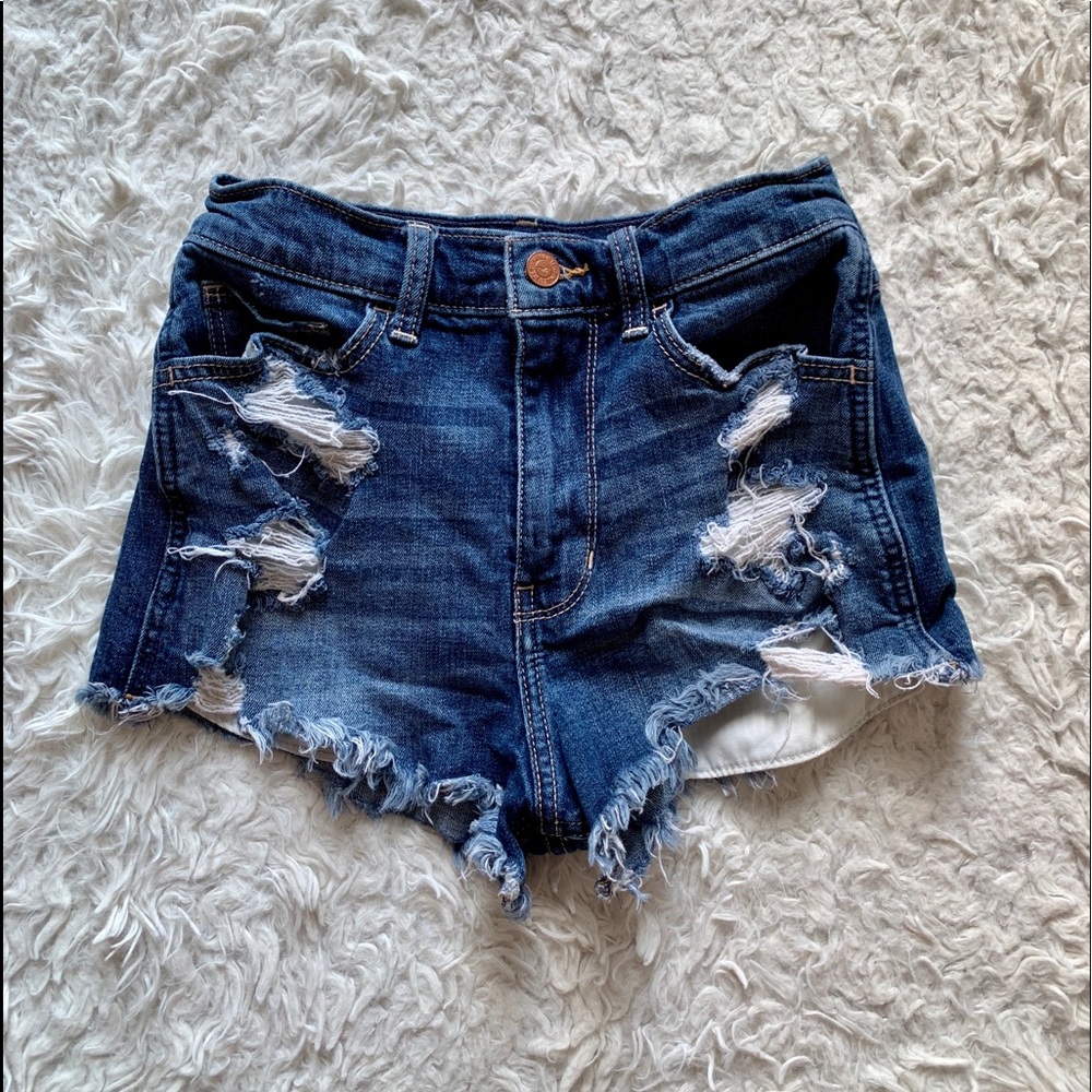 High waisted shorts- size 0